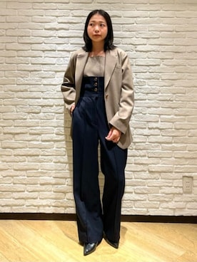 「CIS.（シス）のアイテム」を使った、SUIT SQUAREさん（レディース・160cm）の春コーディネート