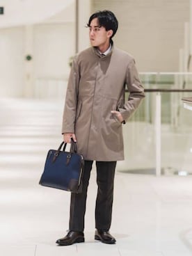 SUIT SQUAREさん（メンズ・173cm）の冬コーディネート