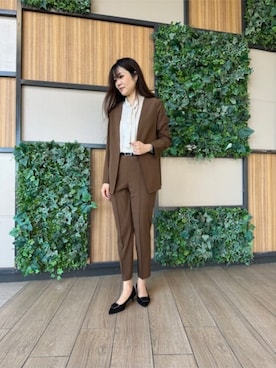 SUIT SQUAREさん（レディース・167cm）の冬コーディネート