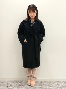 「アイテム（ピーコート）」を使った、SUIT SQUAREさん（レディース・151cm・20代）の冬コーディネート