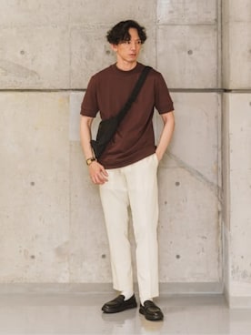 「通勤スタイル」｜SUIT SQUAREさん（メンズ・186cm）の春コーディネート