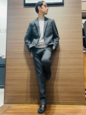 SUIT SQUAREさん(メンズ・175cm)の冬コーディネート