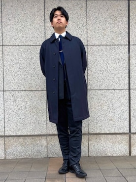 SUIT SQUAREさん（メンズ・177cm）の冬コーディネート