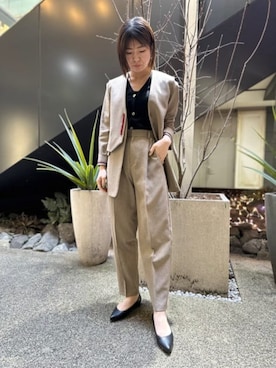 「アイテム（アンサンブル）」を使った、SUIT SQUAREさん（レディース・160cm）の春コーディネート