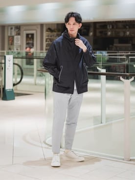 「SUIT SQUARE（スーツスクエア）のアイテム」を使った、SUIT SQUAREさん（メンズ・186cm）の春コーディネート