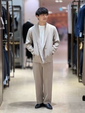 SUIT SQUAREさん（メンズ・175cm）の冬コーディネート
