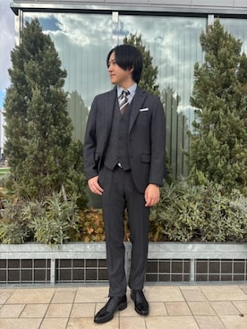 SUIT SQUAREさん(メンズ・166cm)の冬コーディネート