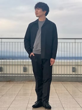 「お出かけスタイル」｜SUIT SQUAREさん（メンズ・170cm）の冬コーディネート