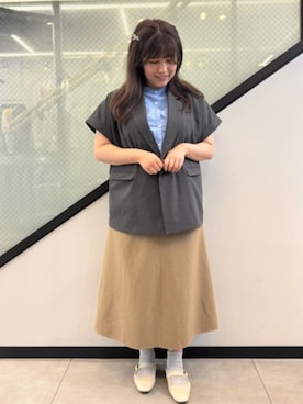 「SUIT SQUARE（スーツスクエア）のアイテム」を使った、SUIT SQUAREさん（レディース・160cm）の夏コーディネート