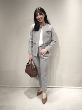 SUIT SQUAREさん（レディース・160cm）の冬コーディネート