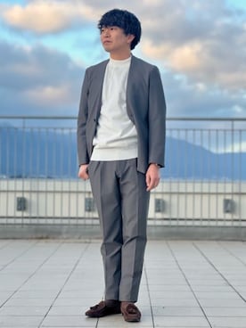 SUIT SQUAREさん（メンズ・170cm）の冬コーディネート