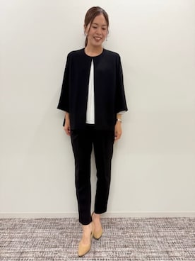 「アイテム（スーツセット）」を使った、SUIT SQUAREさん（レディース・167cm）の冬コーディネート
