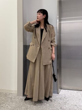 「CIS.（シス）のアイテム」を使った、SUIT SQUAREさん（レディース・155cm）の春コーディネート