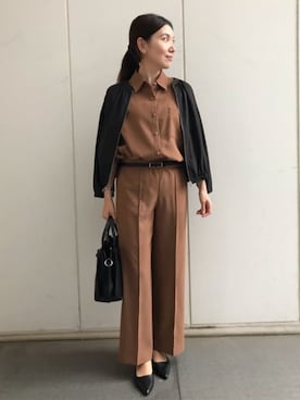 SUIT SQUAREさん（レディース・158cm）の冬コーディネート