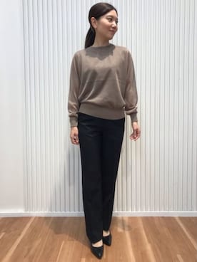 「AOYAMA（アオヤマ）のアイテム」を使った、SUIT SQUAREさん（レディース・158cm）の冬コーディネート