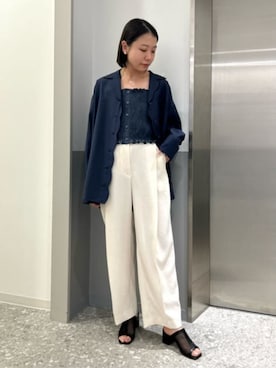 「CIS.（シス）のアイテム」を使った、SUIT SQUAREさん（レディース・160cm）の春コーディネート