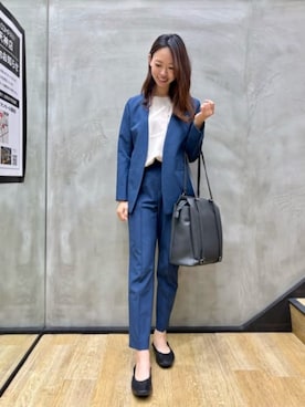 「SUIT SQUARE（スーツスクエア）のアイテム」を使った、SUIT SQUAREさん（レディース・160cm）の夏コーディネート
