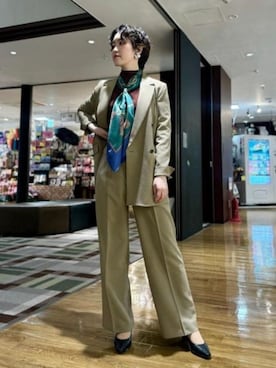 SUIT SQUAREさん（レディース・160cm）の冬コーディネート