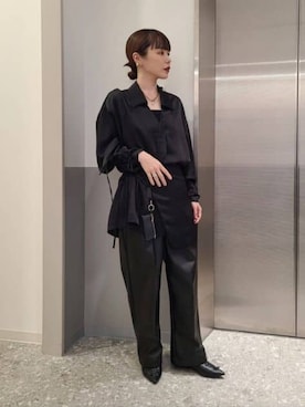 SUIT SQUAREさん（レディース・156cm）の冬コーディネート