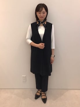 「AOYAMA（アオヤマ）のアイテム」を使った、SUIT SQUAREさん（レディース・160cm）の春コーディネート