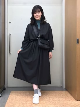 「AOYAMA（アオヤマ）のアイテム」を使った、SUIT SQUAREさん（レディース・163cm）の冬コーディネート