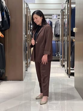 SUIT SQUAREさん(レディース・155cm)の冬コーディネート