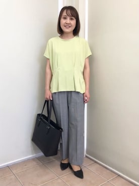 「通勤」｜SUIT SQUAREさん（レディース・150cm）の春コーディネート
