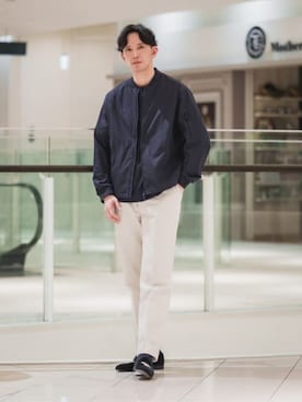 「SUIT SQUARE（スーツスクエア）のアイテム」を使った、SUIT SQUAREさん（メンズ・186cm）の春コーディネート