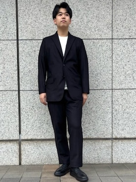 SUIT SQUAREさん（メンズ・177cm）の冬コーディネート
