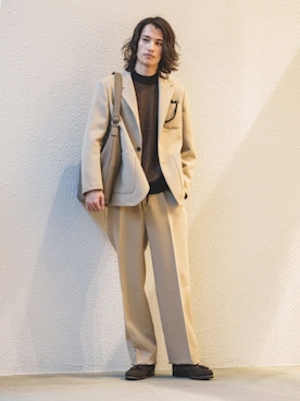 SUIT SQUAREさん(メンズ・173cm)の冬コーディネート
