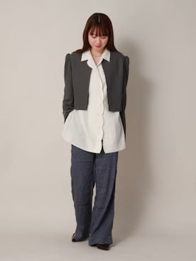 「CIS.（シス）のアイテム」を使った、SUIT SQUAREさん（レディース・163cm）の冬コーディネート