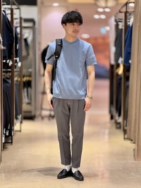 「通勤スタイル」｜SUIT SQUAREさん（メンズ・175cm）の春コーディネート