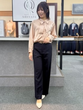 SUIT SQUAREさん（レディース・160cm）の冬コーディネート