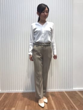 「AOYAMA（アオヤマ）のアイテム」を使った、SUIT SQUAREさん（レディース・158cm）の春コーディネート
