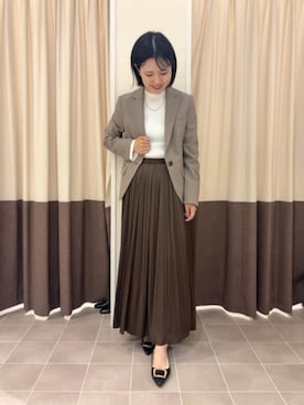 SUIT SQUAREさん（レディース・158cm）の冬コーディネート