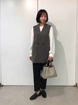 SUIT SQUAREさん（レディース・156cm）の冬コーディネート