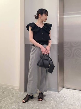 「CIS.（シス）のアイテム」を使った、SUIT SQUAREさん（レディース・156cm）の春コーディネート