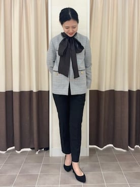 SUIT SQUAREさん（レディース・158cm）の冬コーディネート