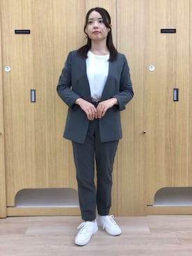 SUIT SQUAREさん（レディース・159cm）の夏コーディネート