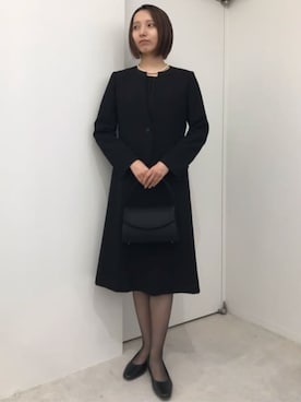 「アイテム（スーツセット）」を使った、SUIT SQUAREさん（レディース・168cm）の冬コーディネート