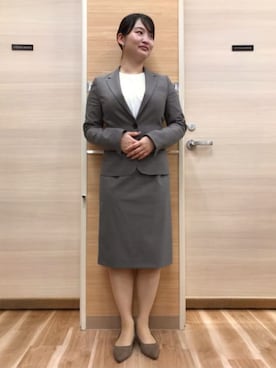 SUIT SQUAREさん（レディース・158cm）の冬コーディネート