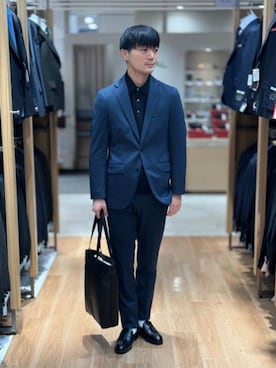 SUIT SQUAREさん（メンズ・175cm）の冬コーディネート