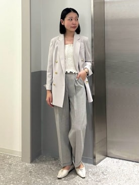 「CIS.（シス）のアイテム」を使った、SUIT SQUAREさん（レディース・160cm）の春コーディネート
