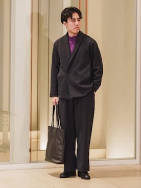 SUIT SQUAREさん（メンズ・173cm）の冬コーディネート