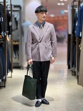 SUIT SQUAREさん（メンズ・175cm）の冬コーディネート