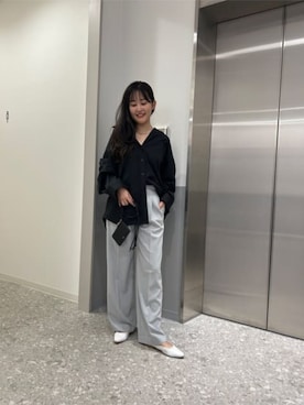 SUIT SQUAREさん（レディース・158cm）の冬コーディネート