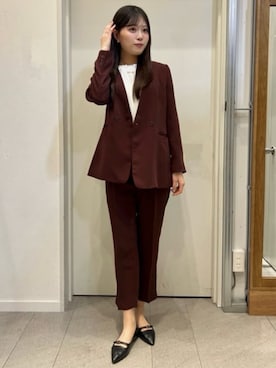 SUIT SQUAREさん（レディース・171cm）の冬コーディネート