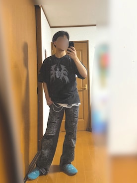「GRANCY（グランシー）のアイテム（パンツ）」を使った、tomoyaさん（メンズ・164cm）の夏コーディネート