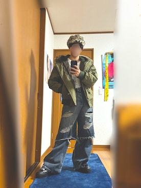 「GRANCY（グランシー）のアイテム」を使った、tomoyaさん（メンズ・164cm）の冬コーディネート