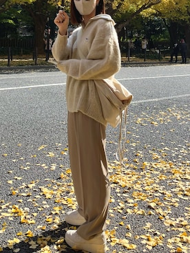 まこさん（レディース・161cm）の秋コーディネート